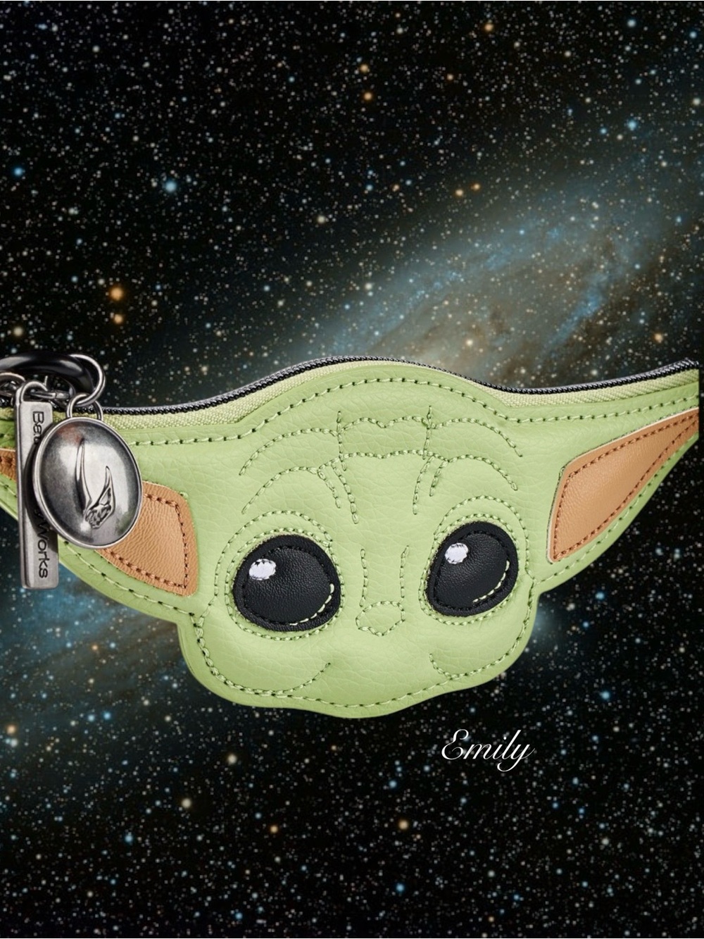 STAR WARS Bath & Body Works GROGU the Mandalorian Green Coin Purse